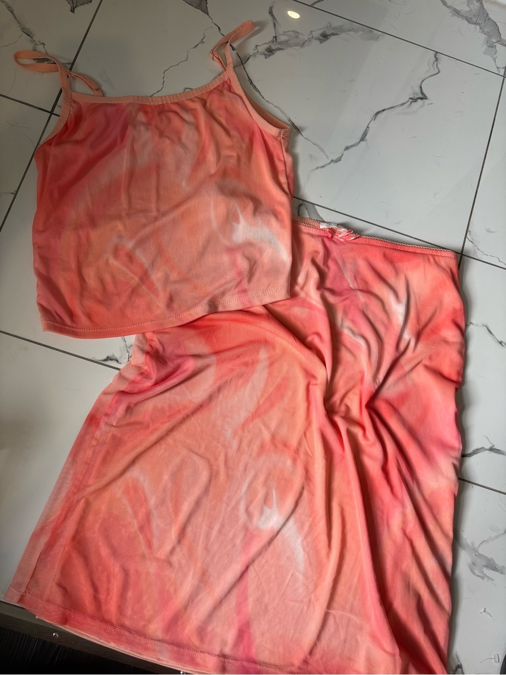 Ardene Coral Ombre Two-Piece Set